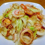 残り野菜でたっぷり☆皿うどん